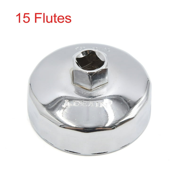 uxcell 12 Flutes 76mm Inner Dia Metal Oil Filter Wrench Cap Tool Remover for Car uxcell 12 Flutes 76mm Inner Dia Metal Oil Filter Wrench Cap Tool Remover for Car